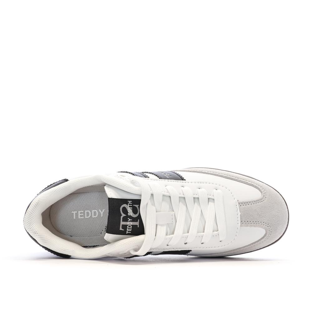 Baskets Blanc/Noir Femme Teddy Smith 120131 vue 4