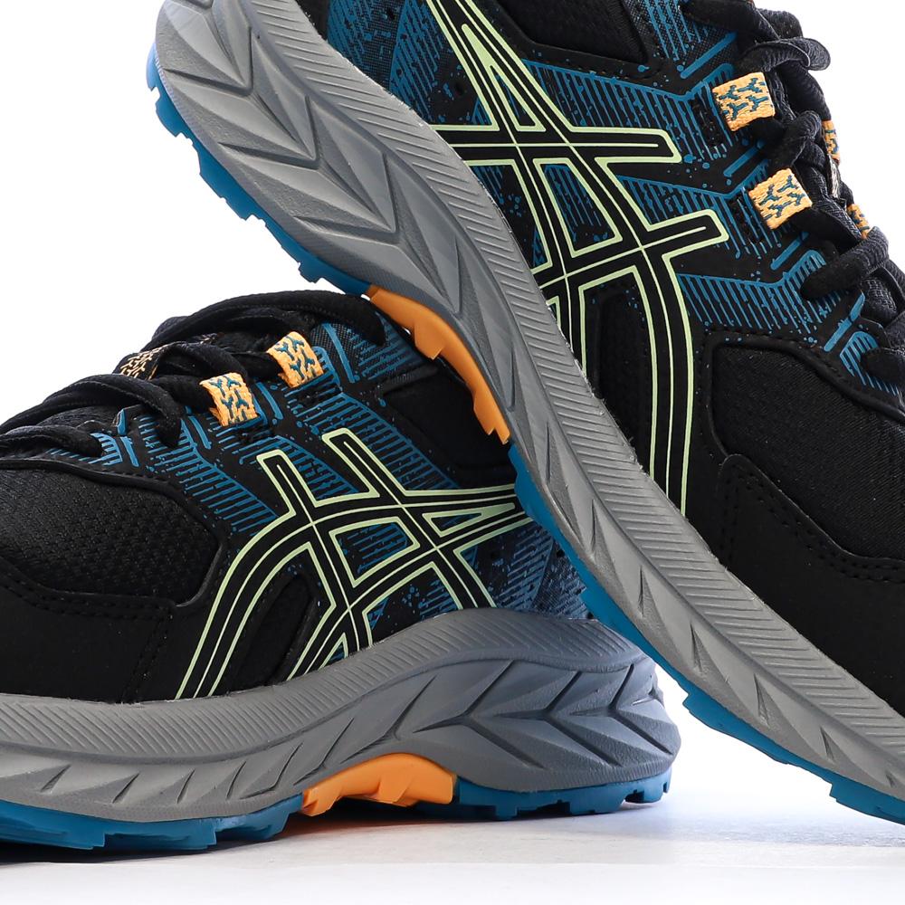 Chaussures de Running Noir/Gris Garçon Asics Pre Venture 9 vue 7