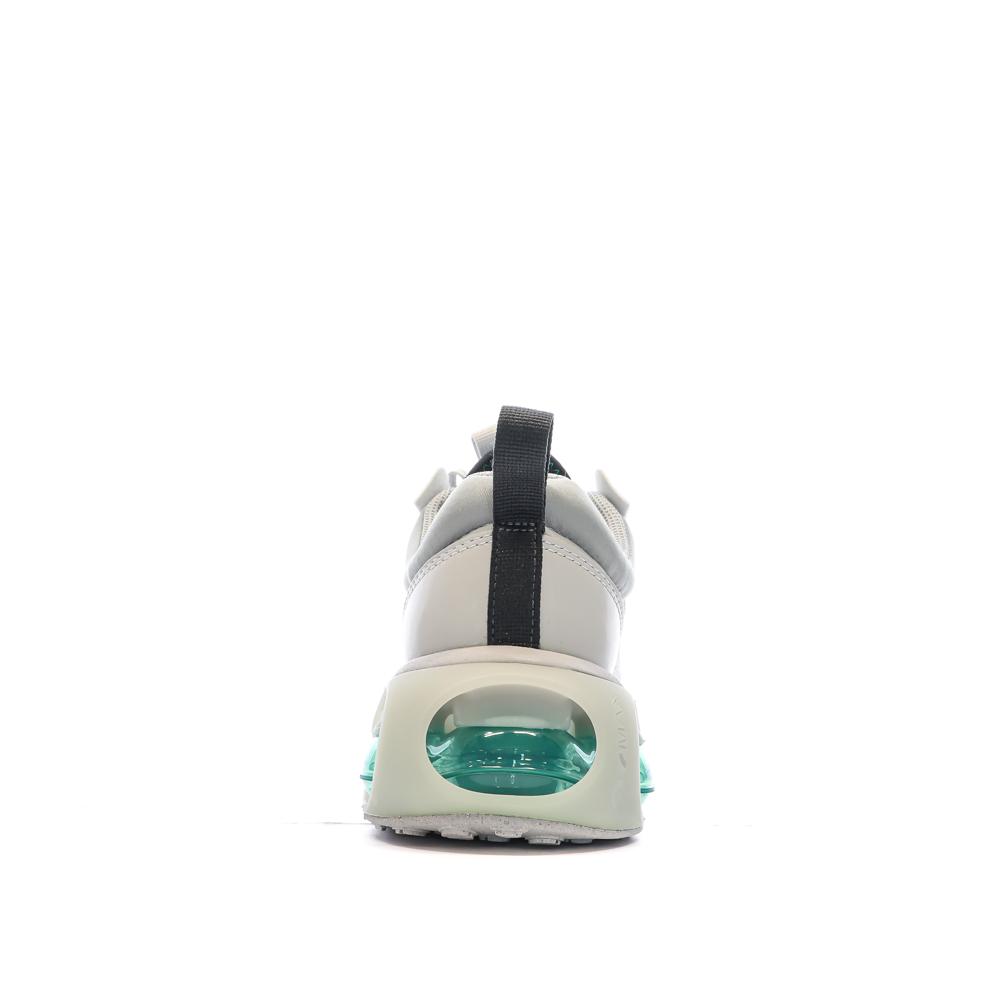 Baskets Grises/Verte Garçon Nike Air Max 2021 vue 3