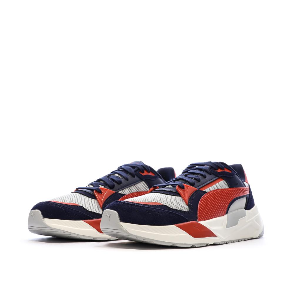 Baskets Noire/Rouges/Grises Homme Puma Trinity vue 6