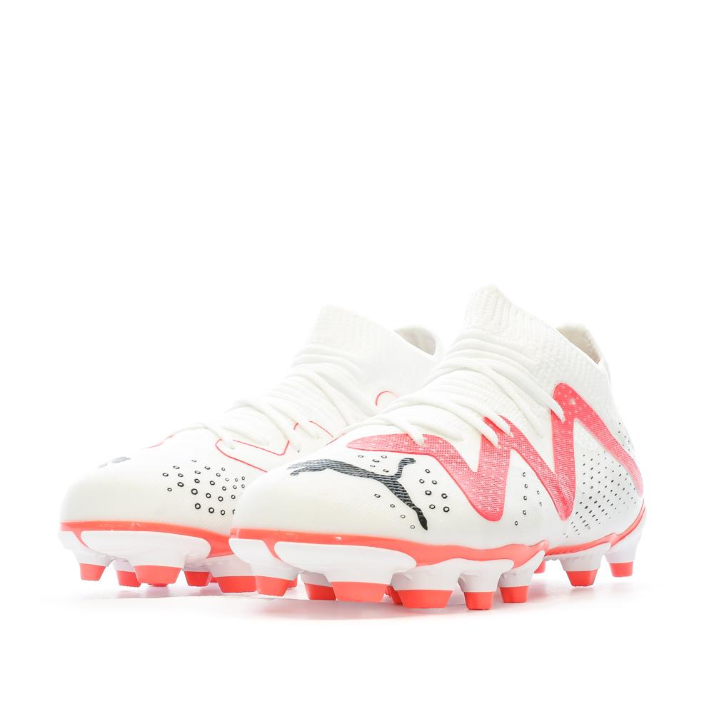 Chaussures de Football Blanc/Rose Garçon PUMA Future Match vue 6