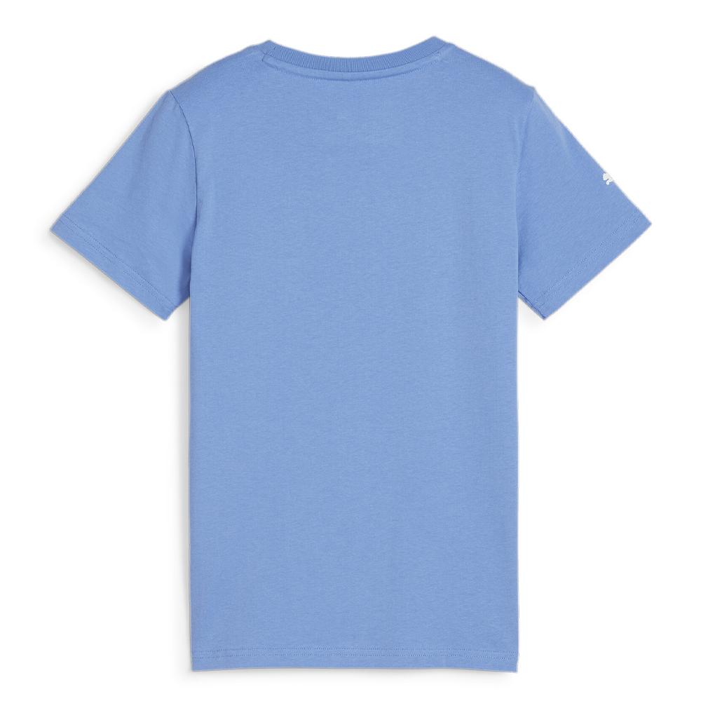 T-shirt Bleu Garçon Puma Cargraphic vue 2