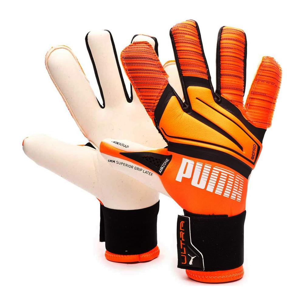 Gants de Gardien Orange Homme Puma Ultra Grip 1 Hybrid Pro pas cher