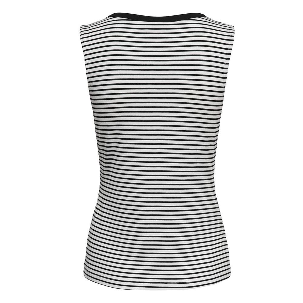 Débardeur Noir/Blanc Femme JDY Sissy vue 2