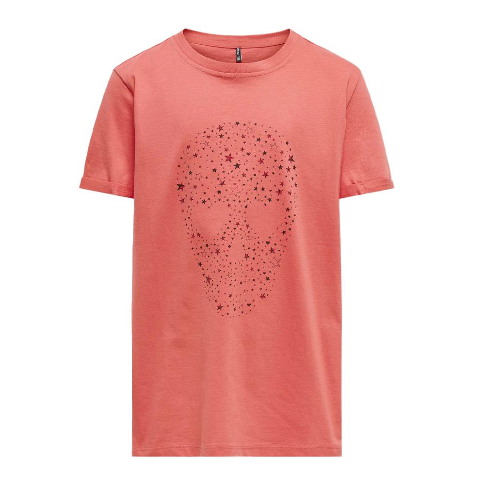 T-shirt Rose Fille Kids ONLY Kogminna pas cher