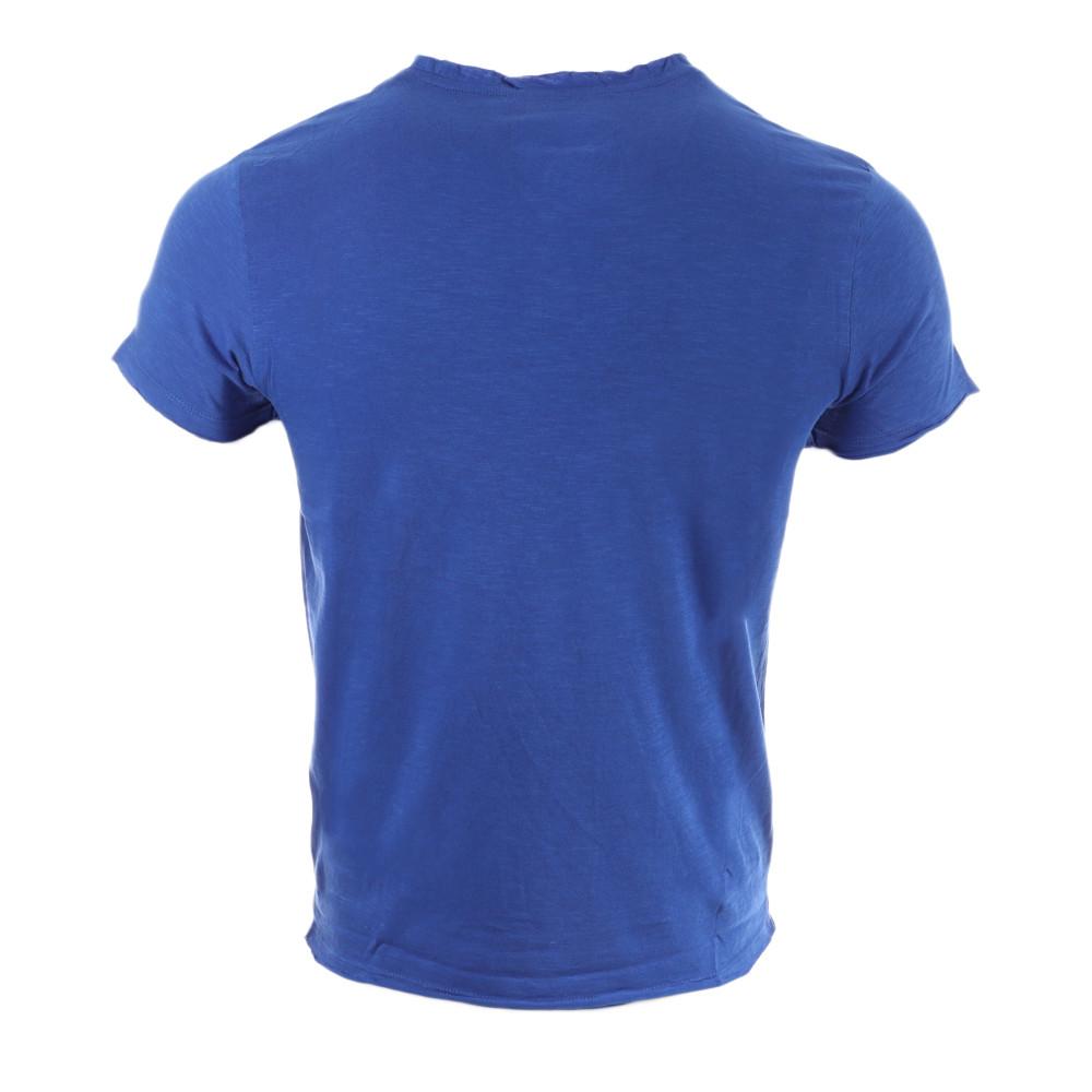 T-shirt Bleu Roi Homme La Maison Blaggio Mattew vue 2