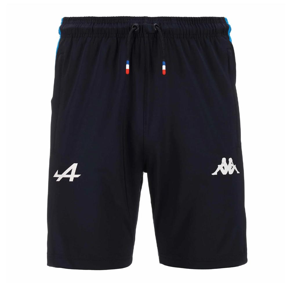 Short Noir/Turquoise Garçon Kappa Adrin pas cher