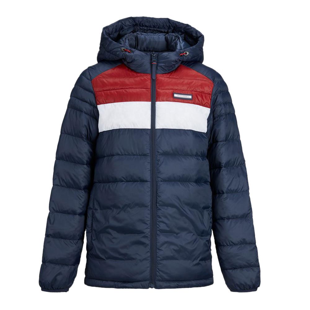 Doudoune Marine/Rouge Garçon Jack and Jones Eace pas cher
