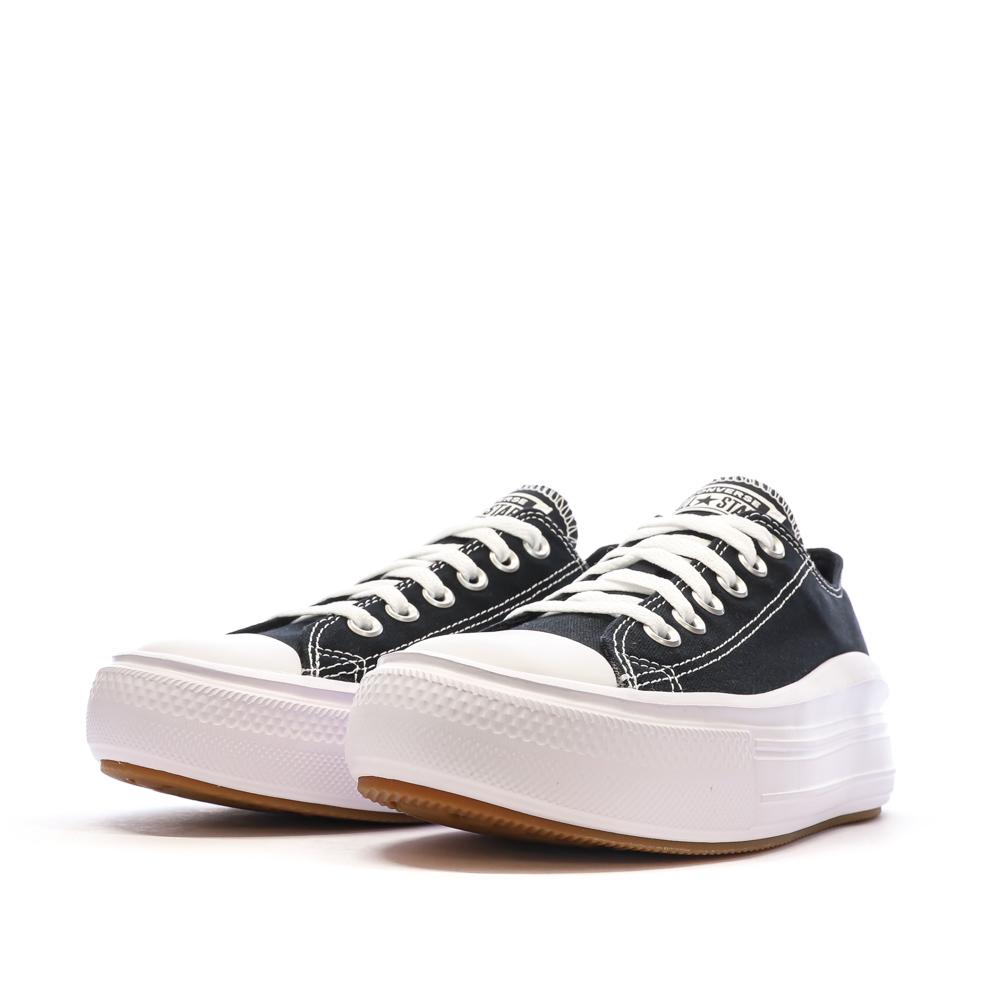 Baskets Noires Femme Converse All Star Move Platform vue 6