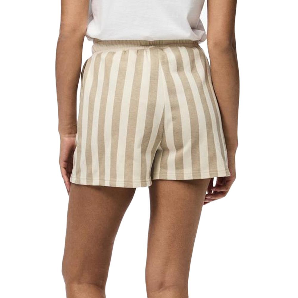 Short Beige à rayures Femme Pieces Chilli Summer vue 2