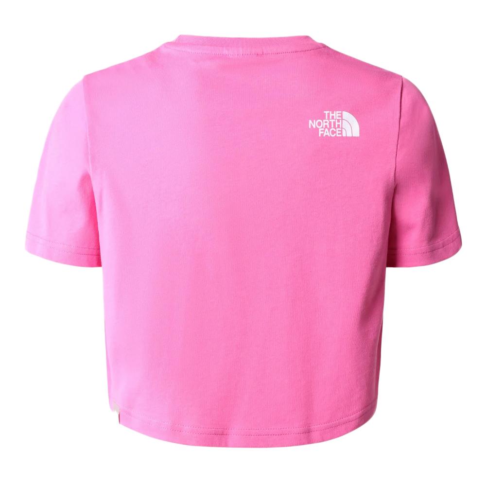 T-shirt Rose Fille The Nort Face Crop Easy vue 2
