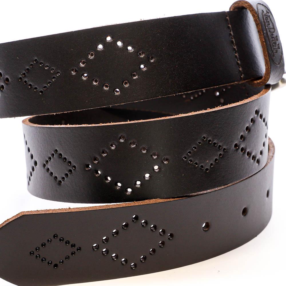 Ceinture Marron Foncé Femme Von Dutch CHARMS vue 2