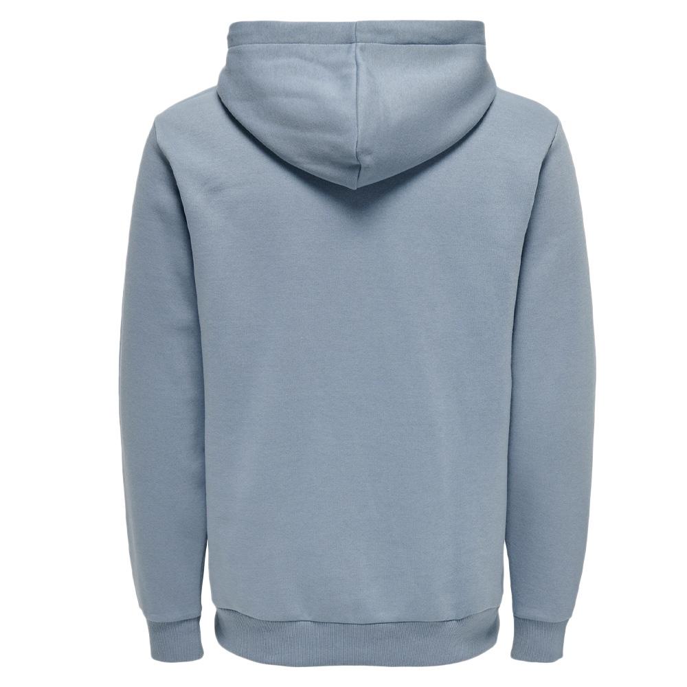 Sweat à Capuche Bleu Clair Homme Only & Sons Ceres vue 2