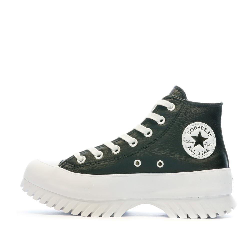 Baskets Noir Femme Converse Lugged pas cher