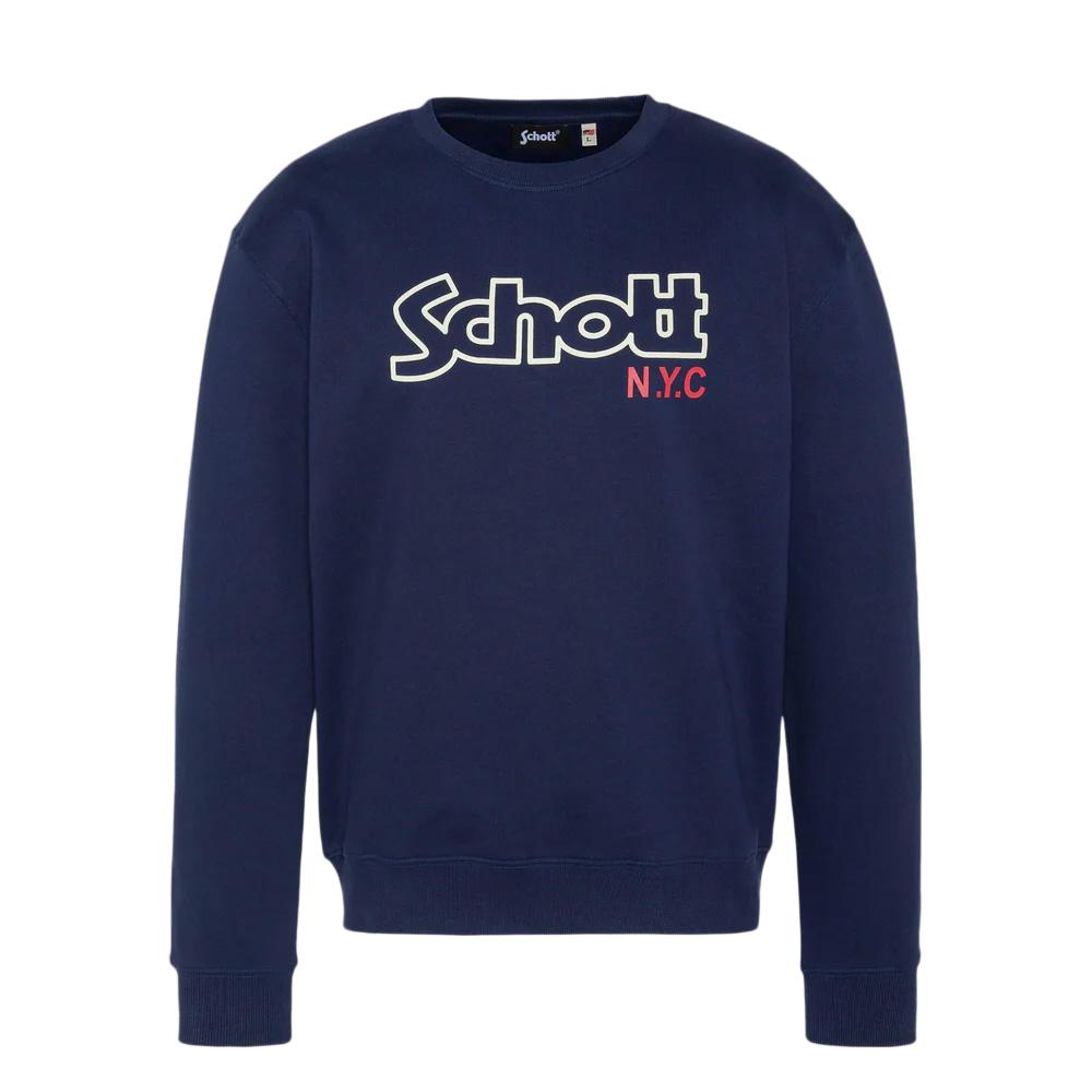 Sweat Marine Homme Schott Stanley pas cher