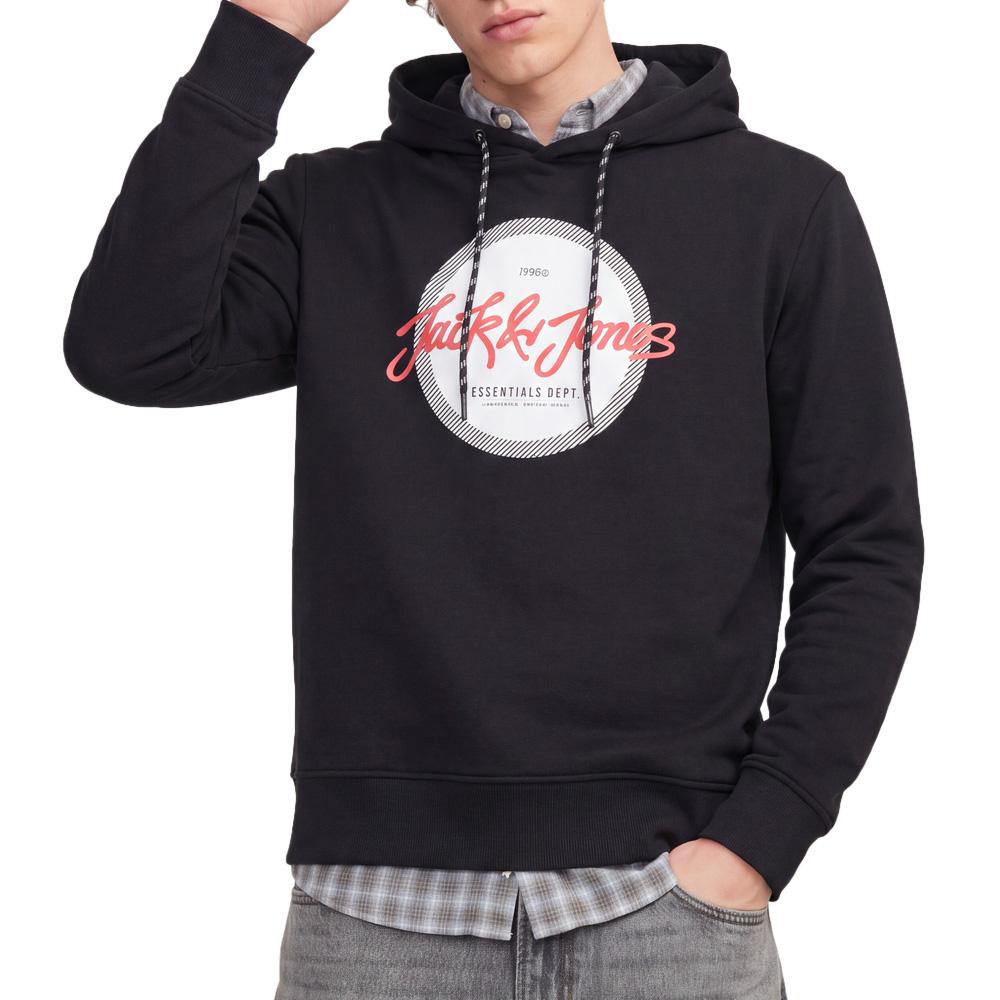 Sweat Noir/Blanc/Rouge Homme Jack & Jones Frederiksberg pas cher