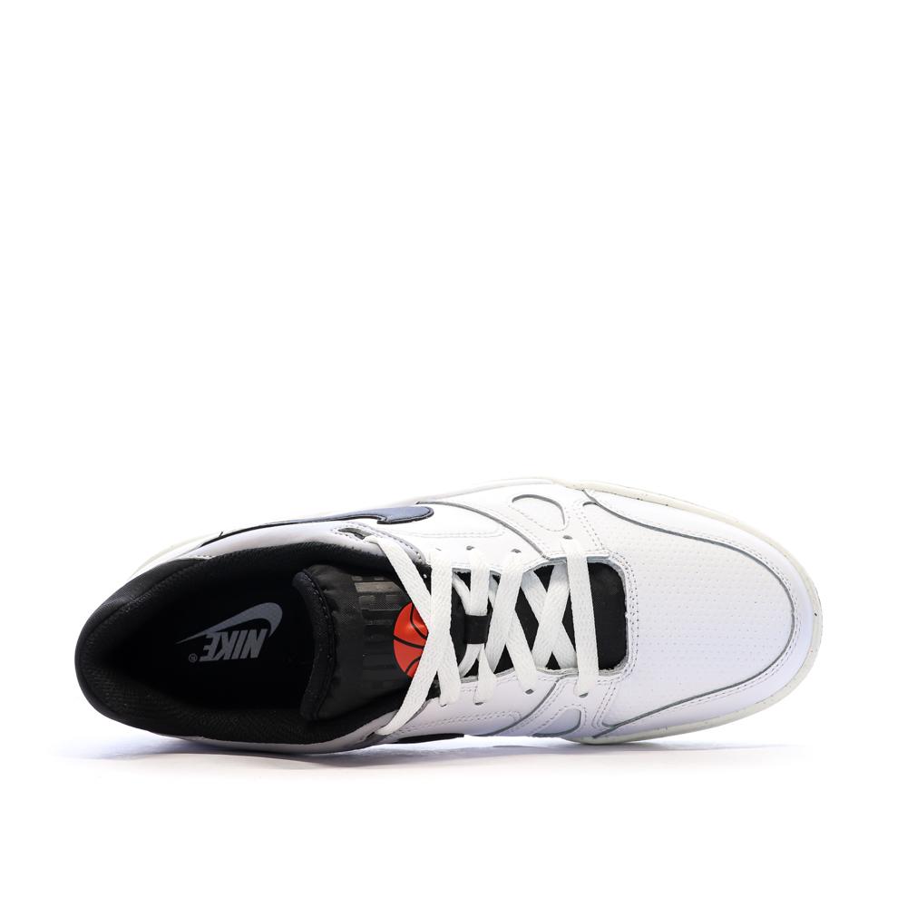 Baskets Blanc/Noir Homme Nike Full Force Low vue 4