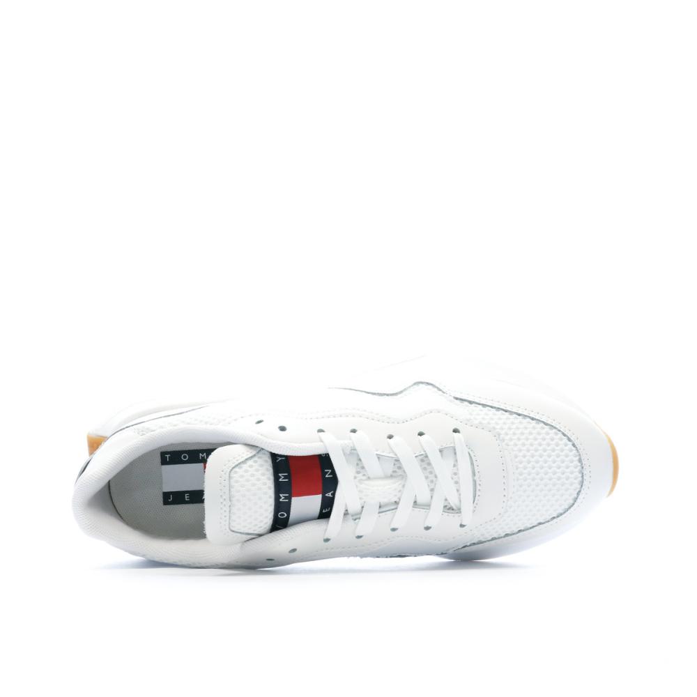 Baskets Blanches Femme Tommy Jeans New Runner vue 4