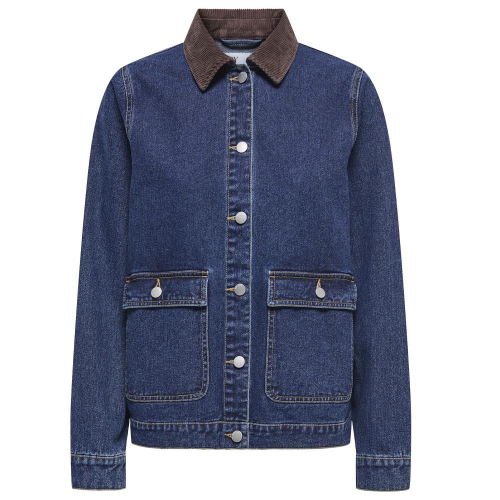 Veste en Jean Bleu Femme JDY Ella Pocket pas cher