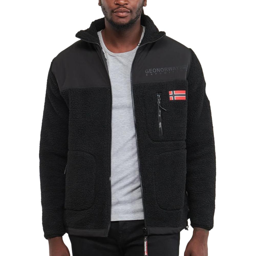 Polaire Noire Homme Geographical Norway Tuvalu pas cher