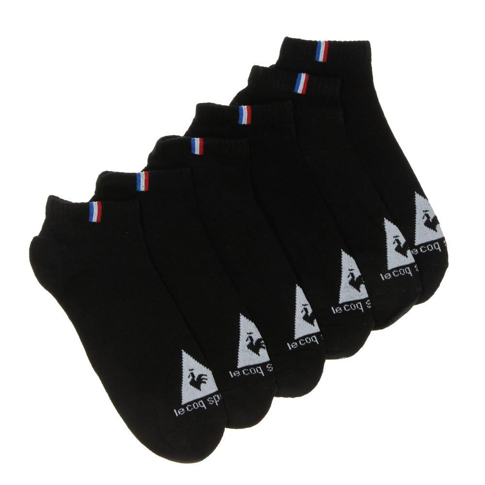 Lot de 3 Paires de Chaussettes Noir Homme Le Coq Sportif Invisibles Sport pas cher