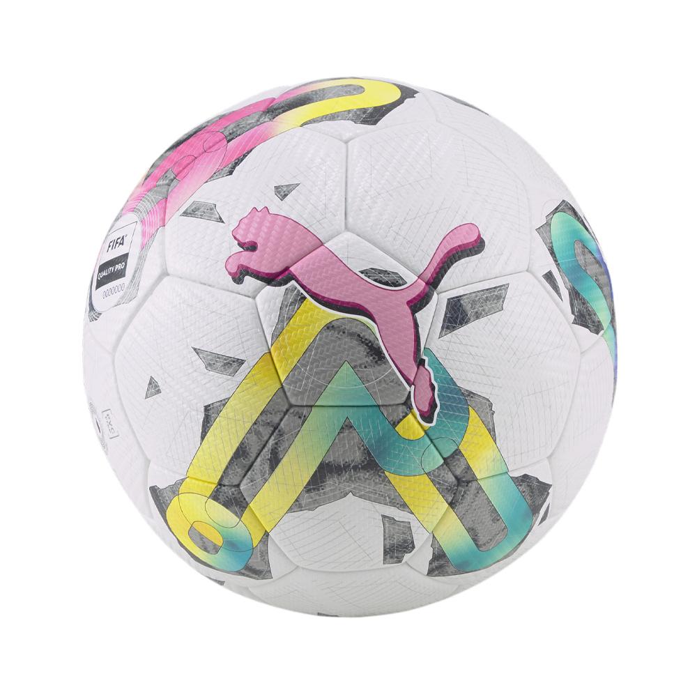 Ballon Blanc/Noir/Rose/Vert Puma Orbita 3 pas cher