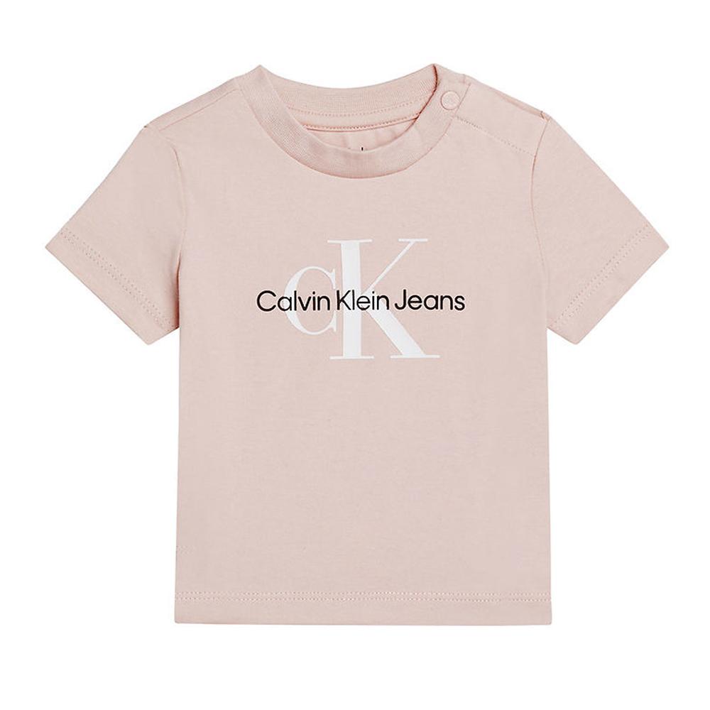 T-shirt Rose Fille Calvin Klein Jeans Monogram pas cher