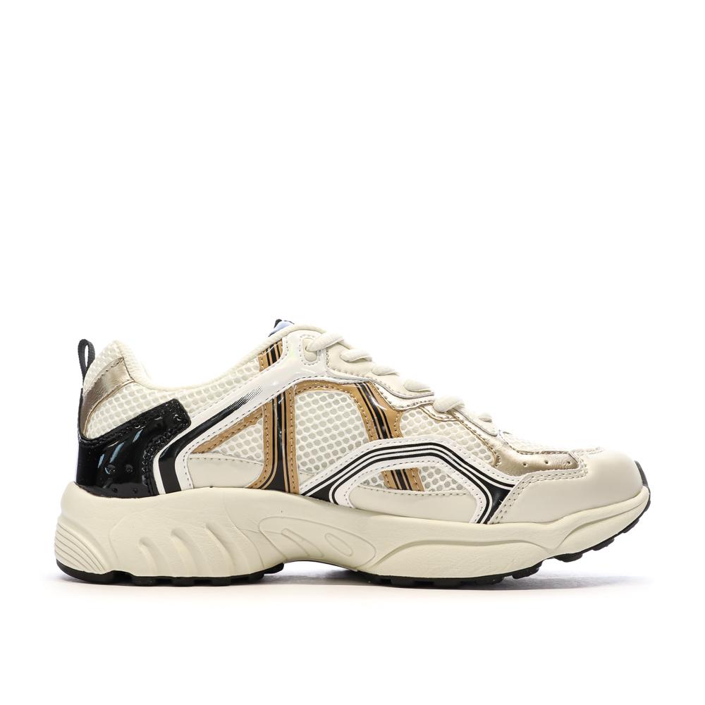 Baskets Beige/Noire Femme Only Soko vue 2