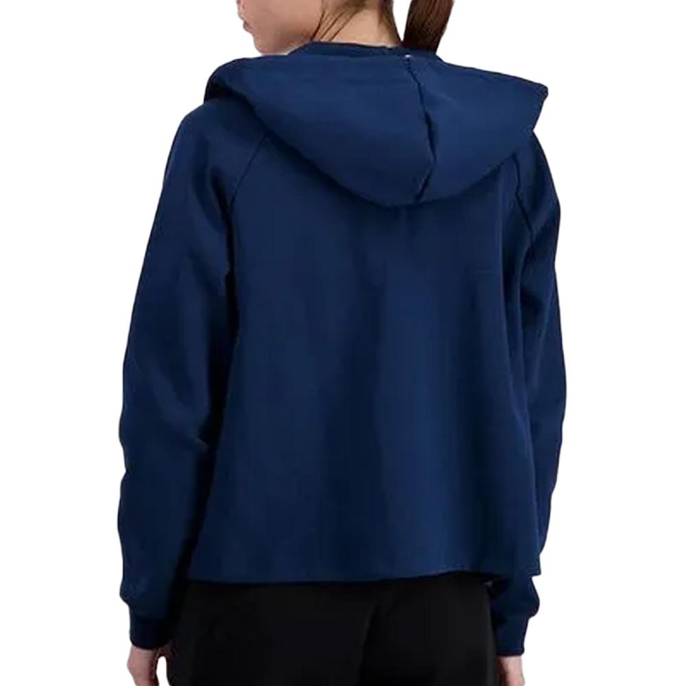 Sweat Zippé Bleu Femme Le Coq Sportif Hoody vue 2