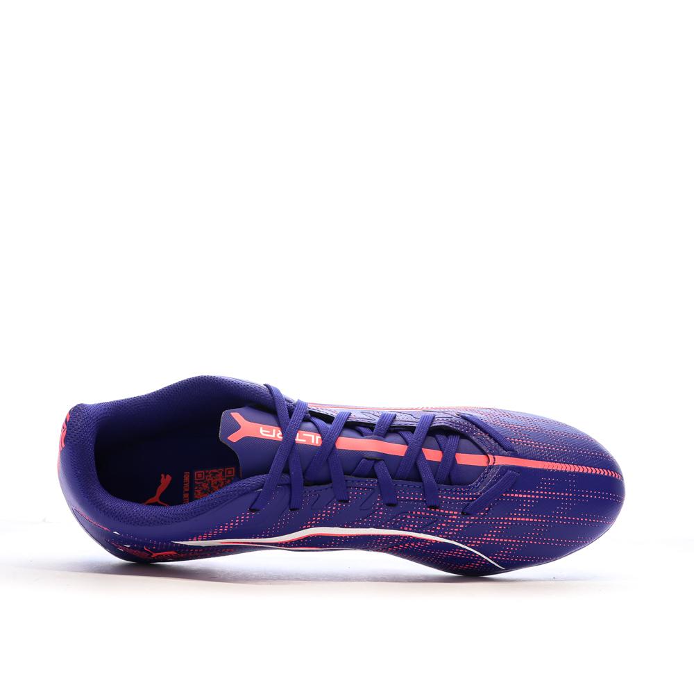 Chaussures de Foot Violettes Homme Puma Ultra 5 Play MxSG vue 4