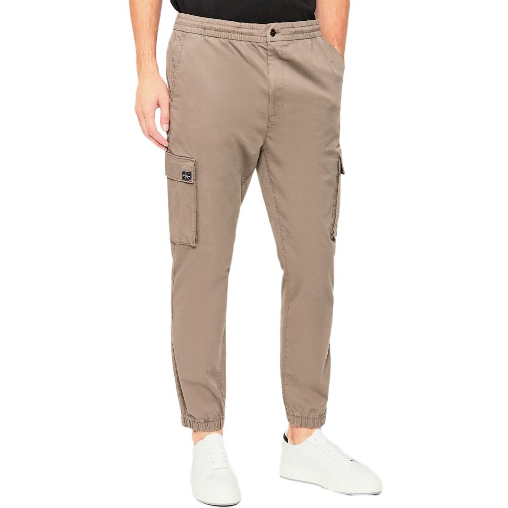 Pantalon Jogger Beige Homme Calvin Klein Jeans Skinny pas cher