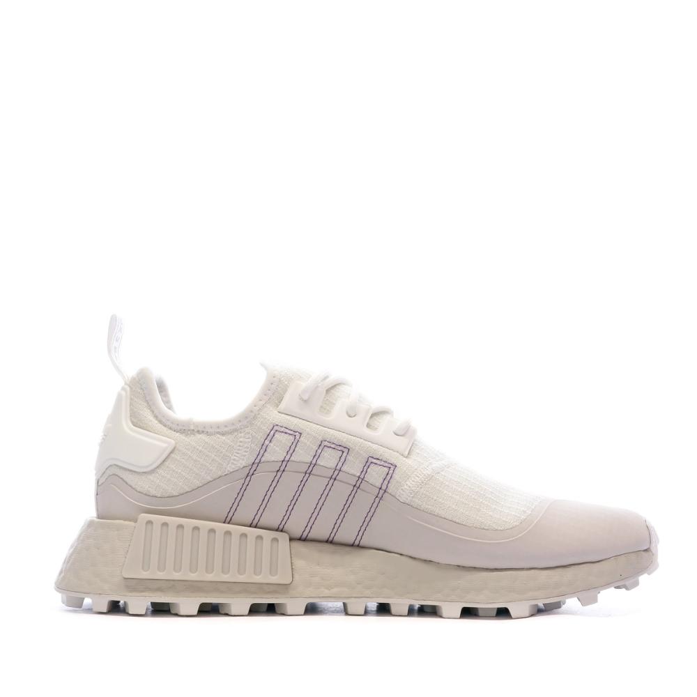 Baskets Ecru/Violet Homme Adidas Nmd r1 Tr vue 2