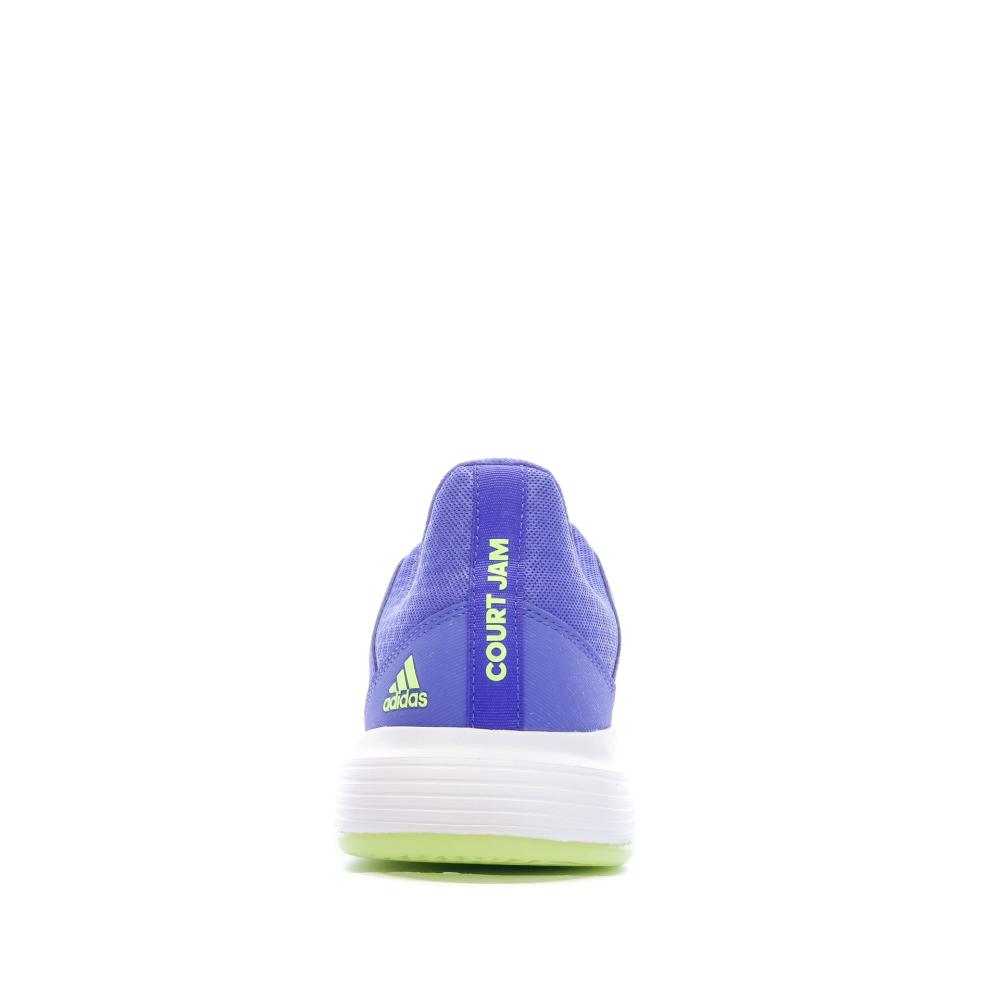 Chaussures tennis Bleu Homme Adidas Courtjam Bounce M vue 3