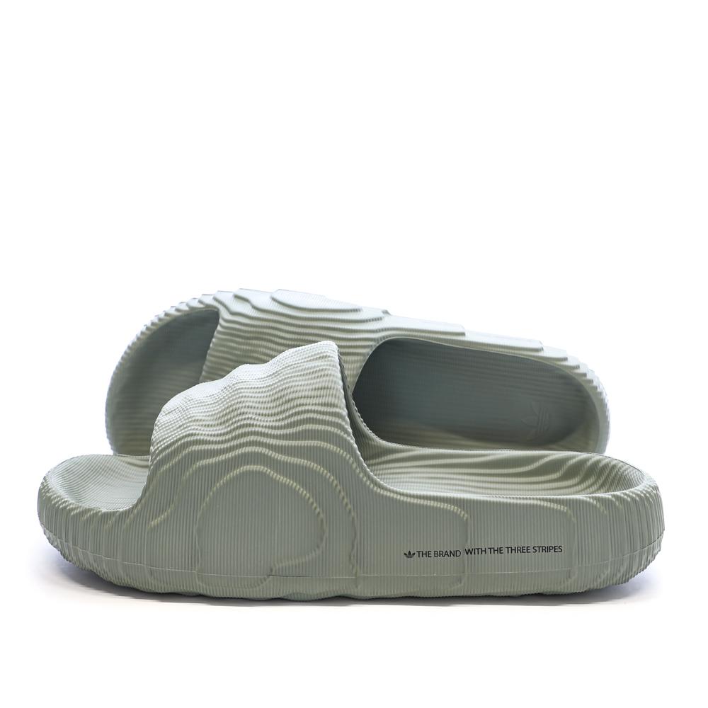 Claquettes Verte Femme Adidas Adilette 22 W pas cher