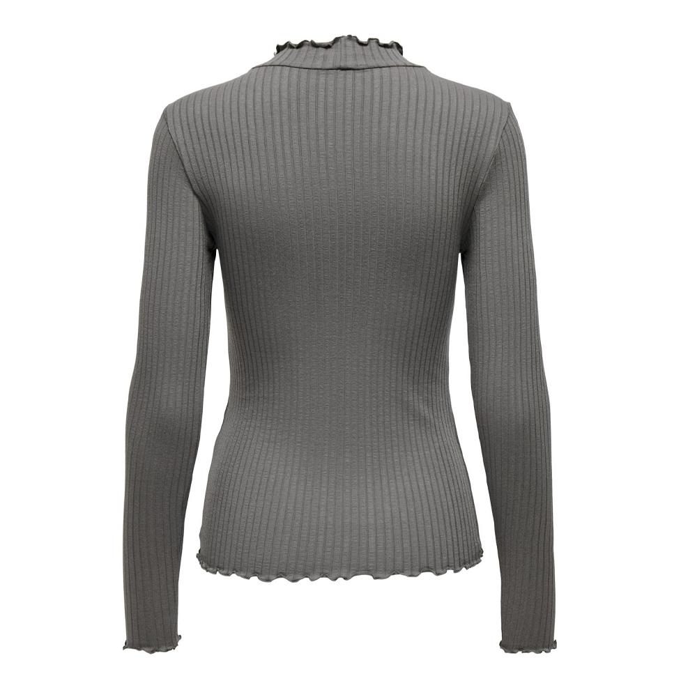 T-shirt Gris Femme JDY Fransiska vue 2