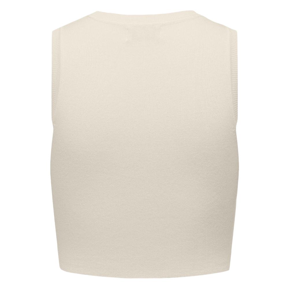 Crop Top Beige Femme Jdy Cirkeline vue 2