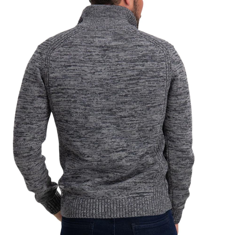 Pull Gris Chiné Homme Petrol Industries Men Knitwear vue 2