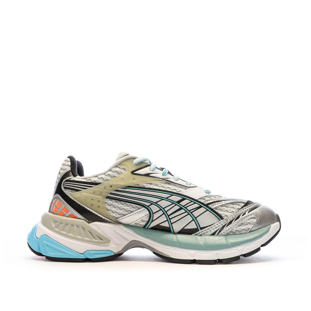Baskets Bleu/Gris Mixte Puma Velophasis Phased vue 2