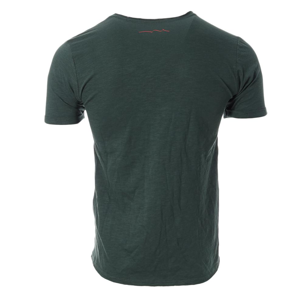 T-shirt Vert Homme Teddy Smith Turos vue 2