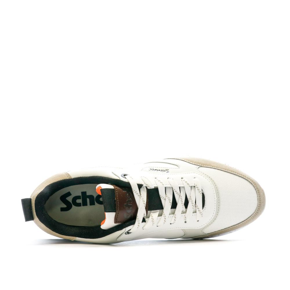 Baskets Blanches Homme Schott Ike vue 4