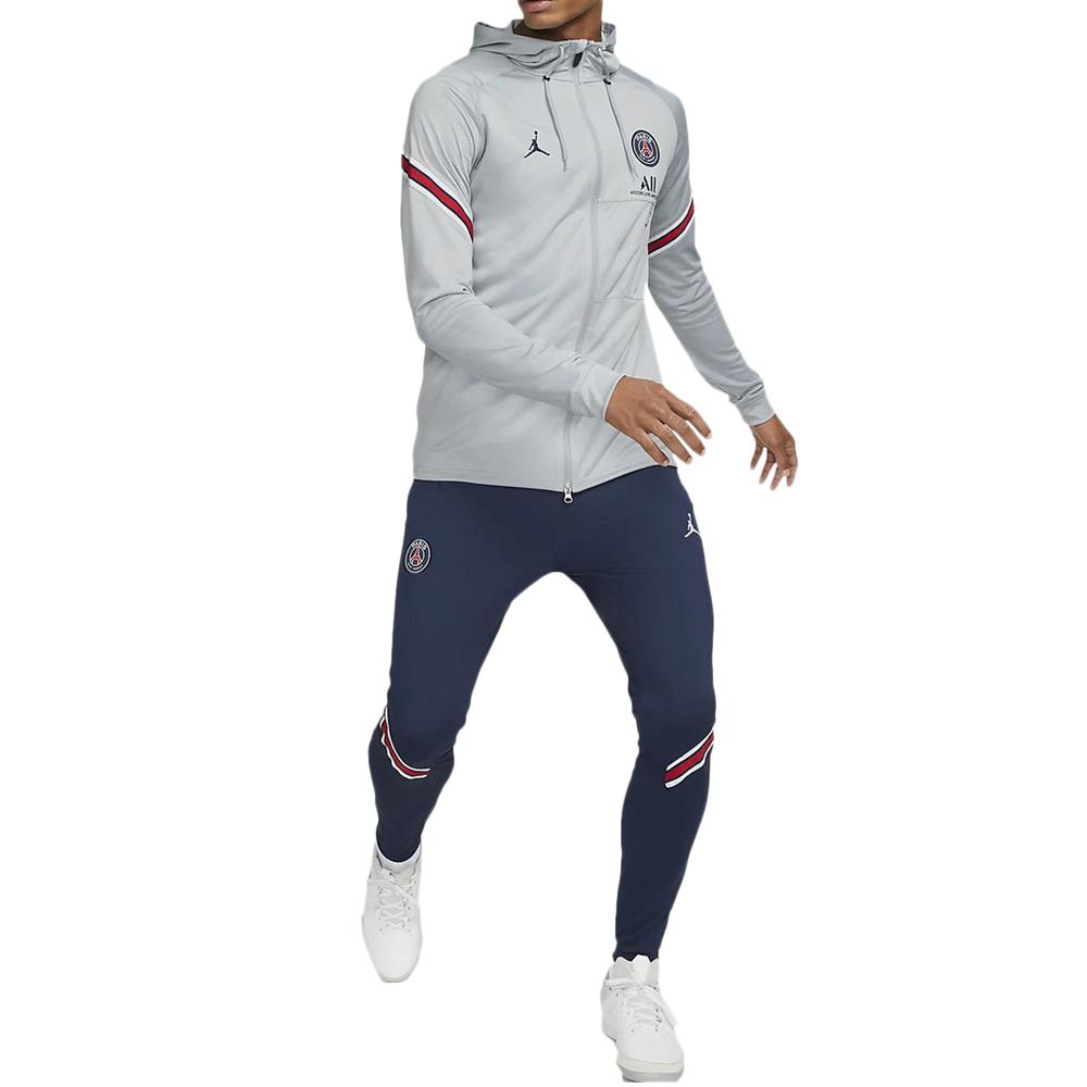 PSG Survêtement Gris/Marine Homme Nike Jordan 2021/2022 pas cher