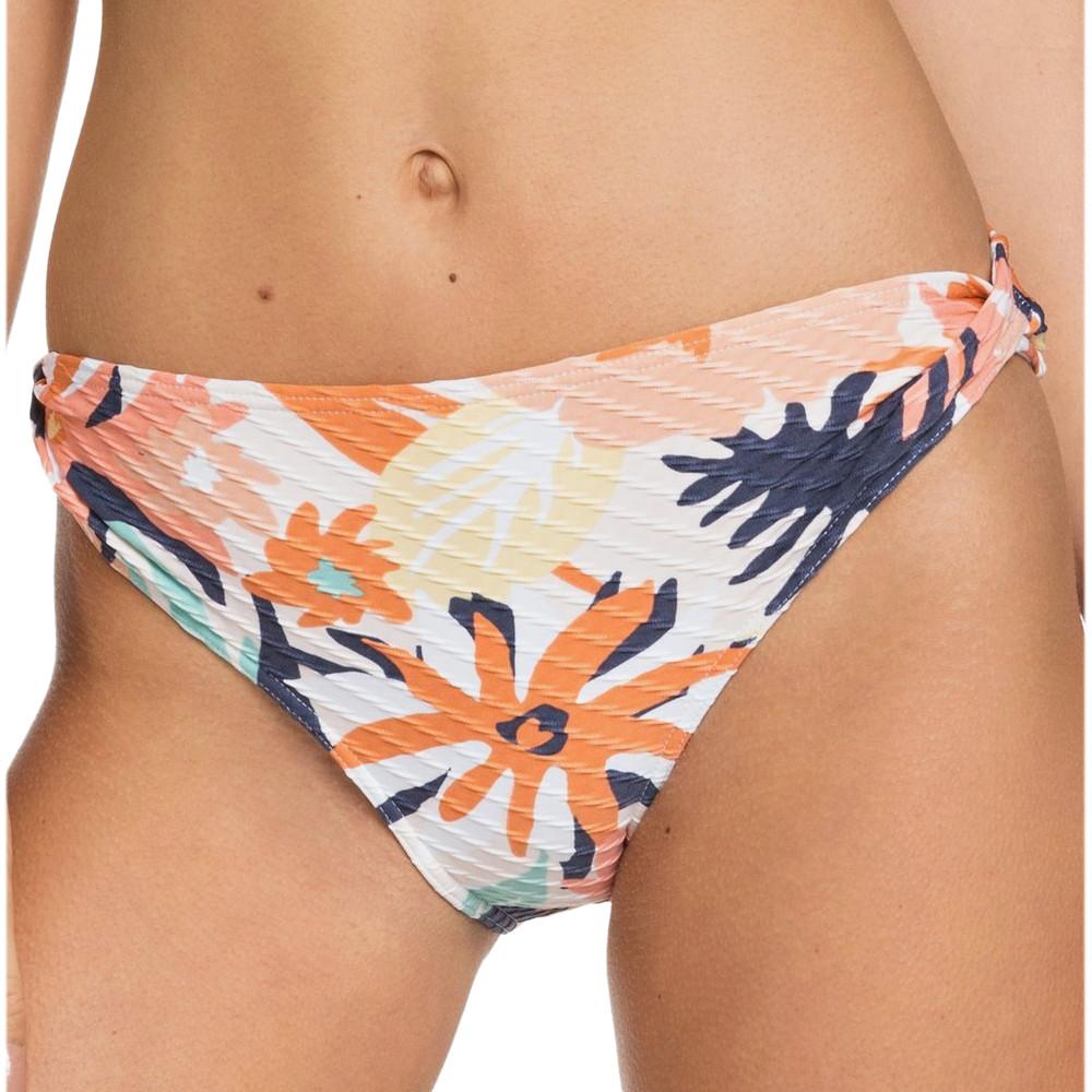 Bas de Bikini Blanc à fleurs Femme Roxy Swim The Sea pas cher