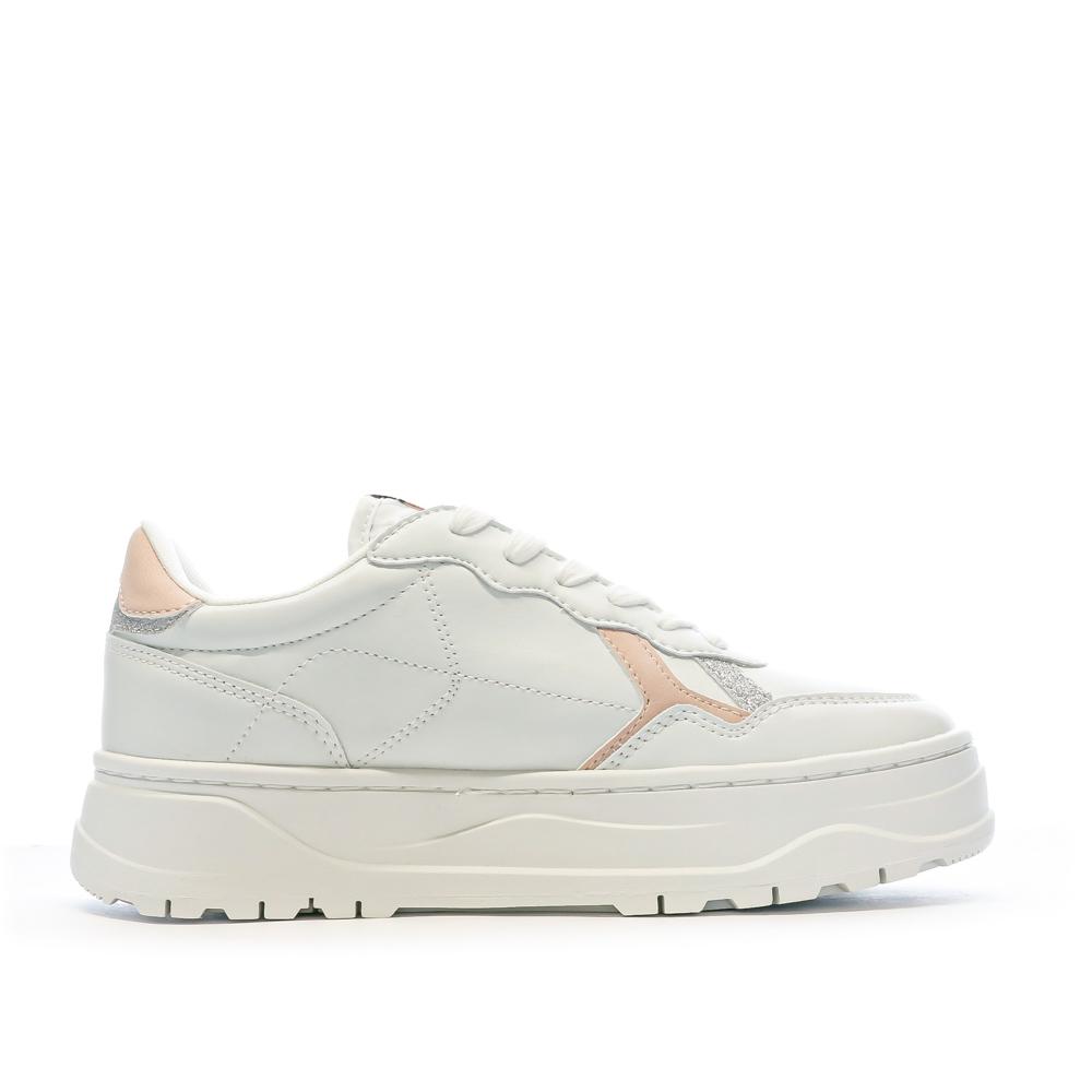 Baskets Rose Femme Pepe jeans Kore Glin vue 2