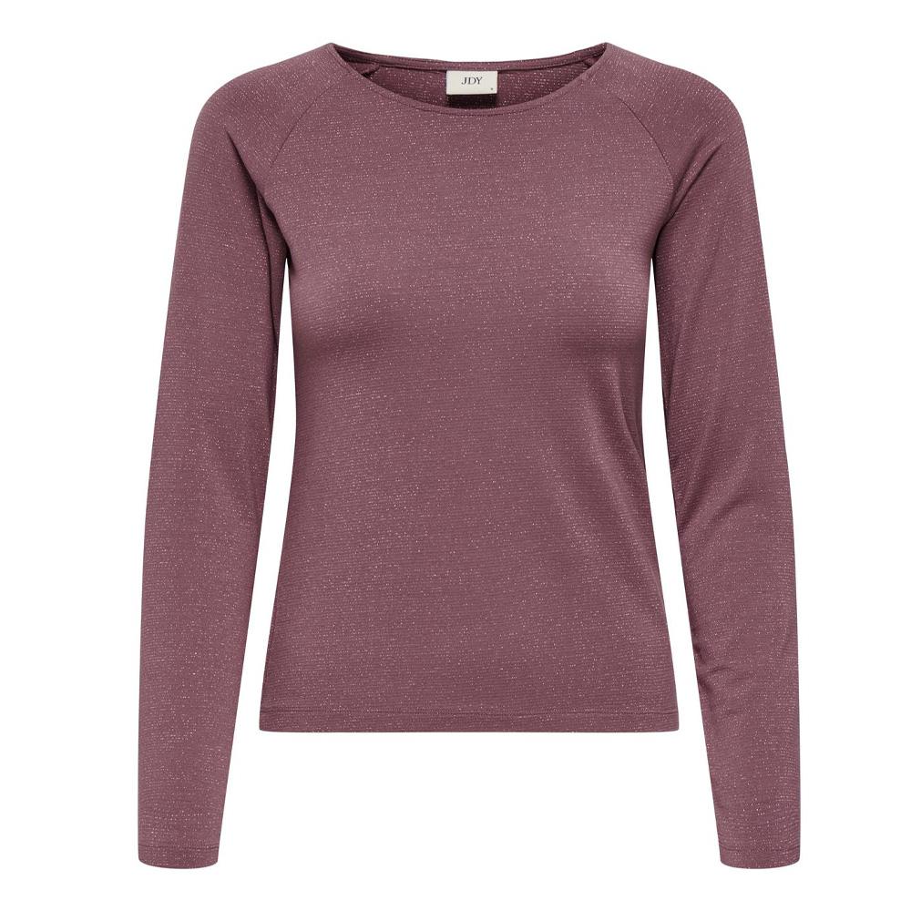 T-Shirt Manches Longues Rose Femme JDY Kaiser pas cher