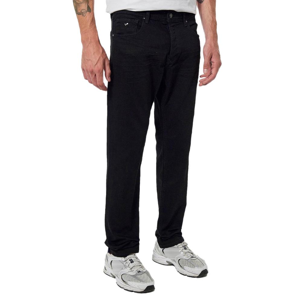 Jean Slim Noir Homme Kaporal DATTT pas cher
