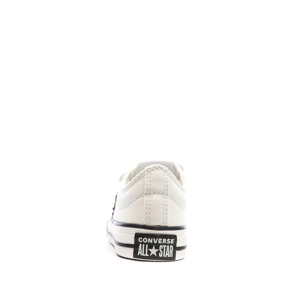 Baskets Blanches/Marines Garçon Converse Star Player vue 3