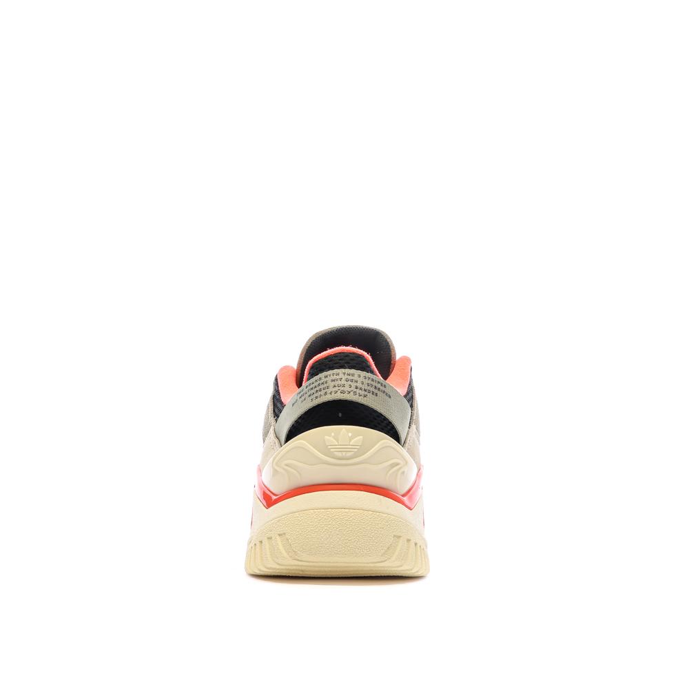 Baskets Beige/Kaki Homme Adidas Niteball vue 3