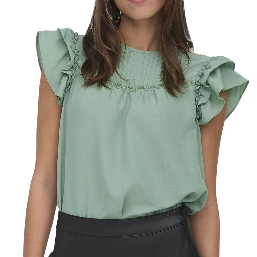 Blouse Verte Femme JDY Trains pas cher