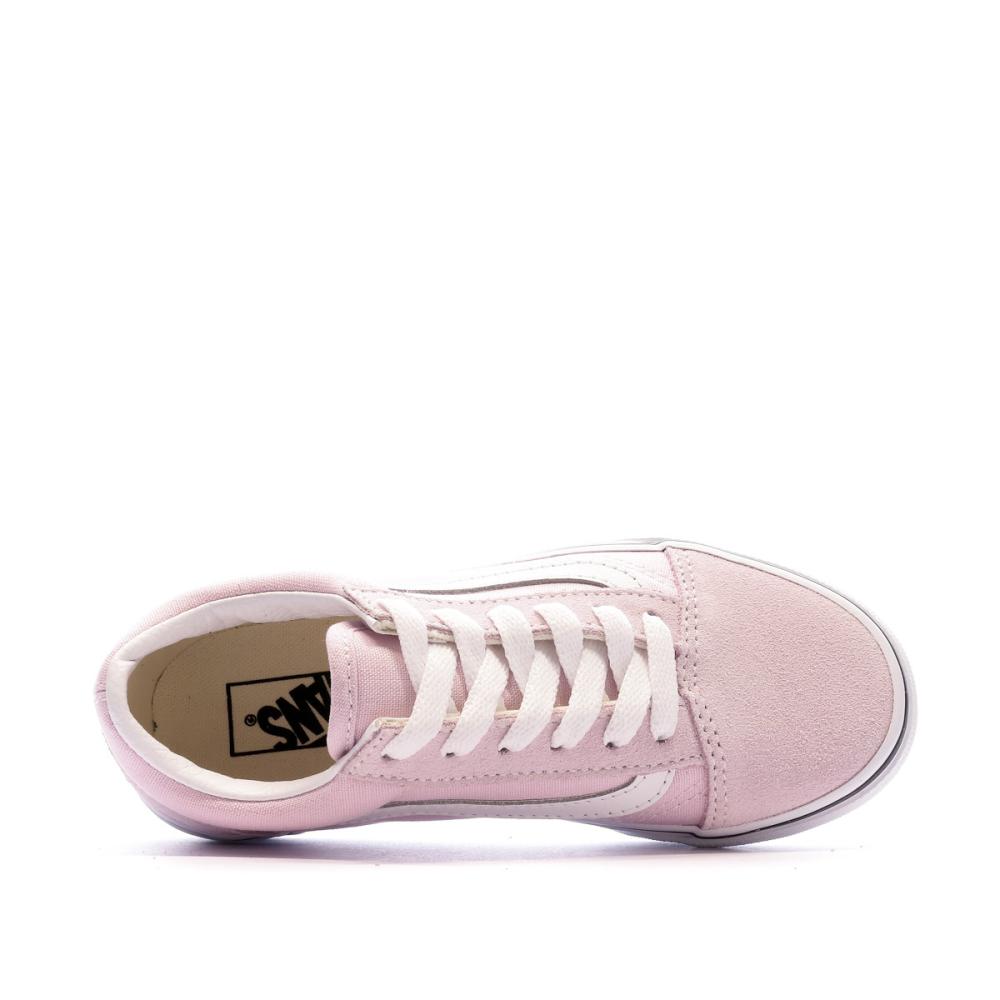 Baskets Roses Fille Vans Old Skool vue 4