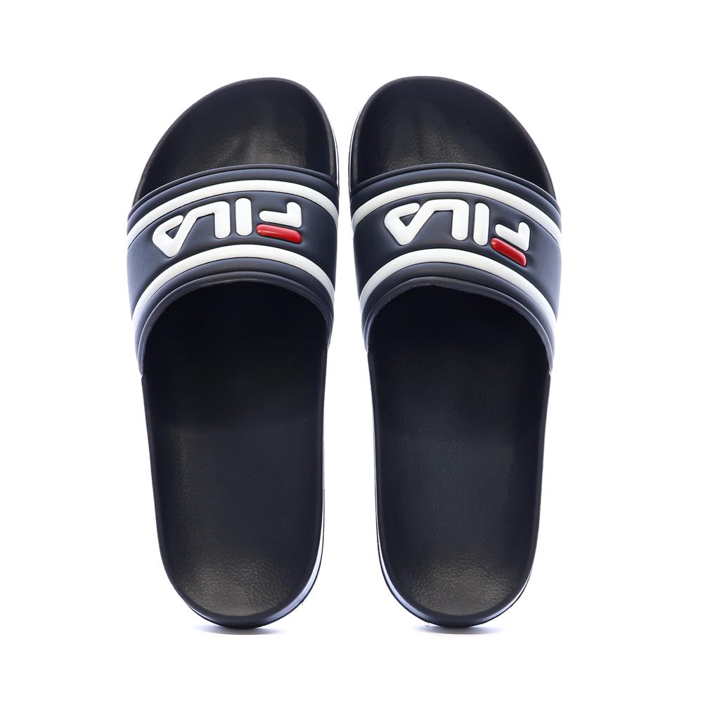 Claquettes Marines/Blanches Homme Fila Slipper vue 3